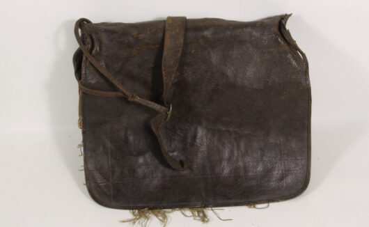 15993 - Big Leather Bag about 1850