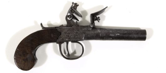 16876 - Flintlock Pocketpistol England about 1800