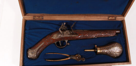 17654 - Italian flintlock pistol, Zanotti 1975