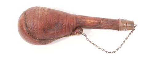 17952 - Powder flask, Persia/Afghanistan, mid-19th century.