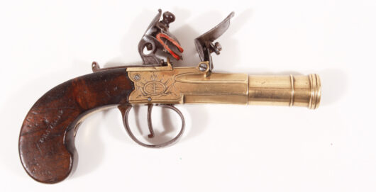 17659 - Maritime flintlock pistol, Dunderdale & Mabson, Birmingham, ca. 1800