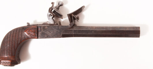 17972 - Liège flintlock travel pistol, circa 1800