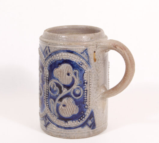 18122 - Stoneware Tankard, Westerwald, about 1750