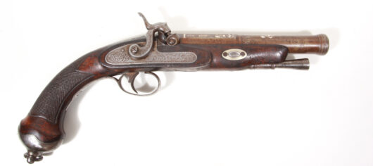 15787 - Fine Percussion Pistol Spain 1858